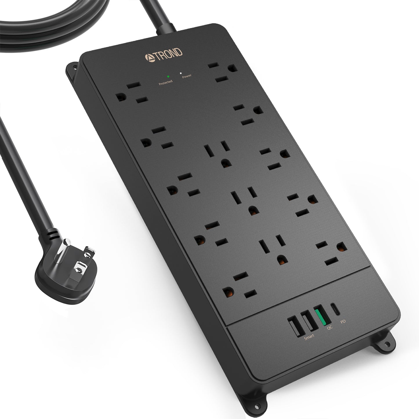 13-Outlet Surge Protector w/ 4 USB Ports, 4000J