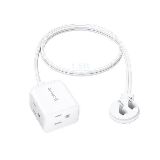 Indoor 2 Prong to 3 Prong Extension Cord