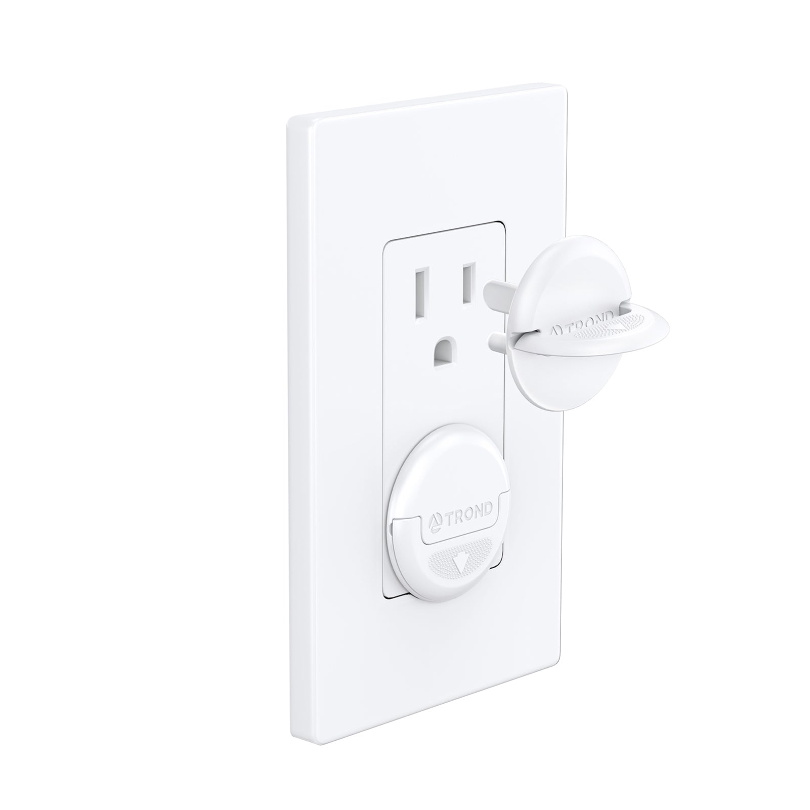 32 Pack Baby Proof Outlet Covers - Hidden Handle Child Safety Socket Protectors