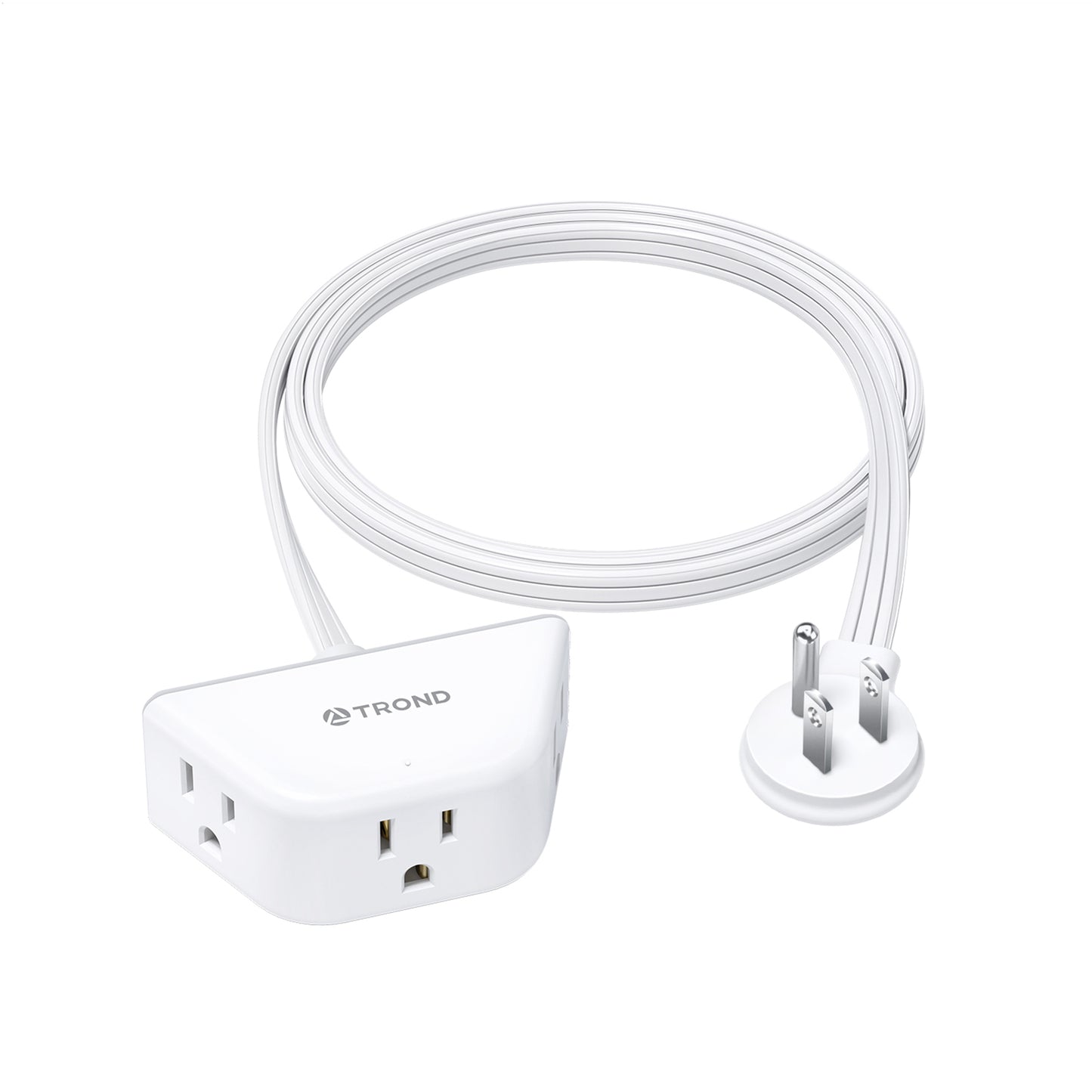 Short Flat Extension Cord Flat Plug Power Strip