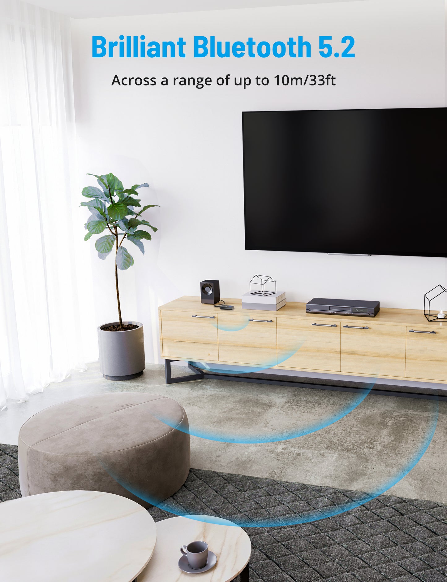 TROND Bluetooth 5.2 Transmitter Receiver