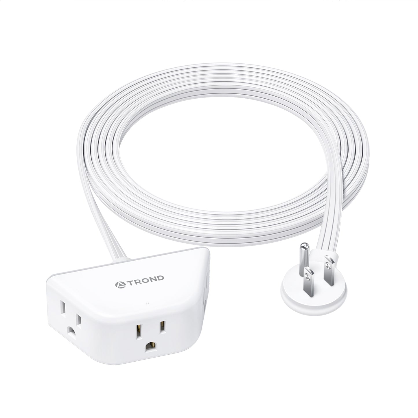Short Flat Extension Cord Flat Plug Power Strip