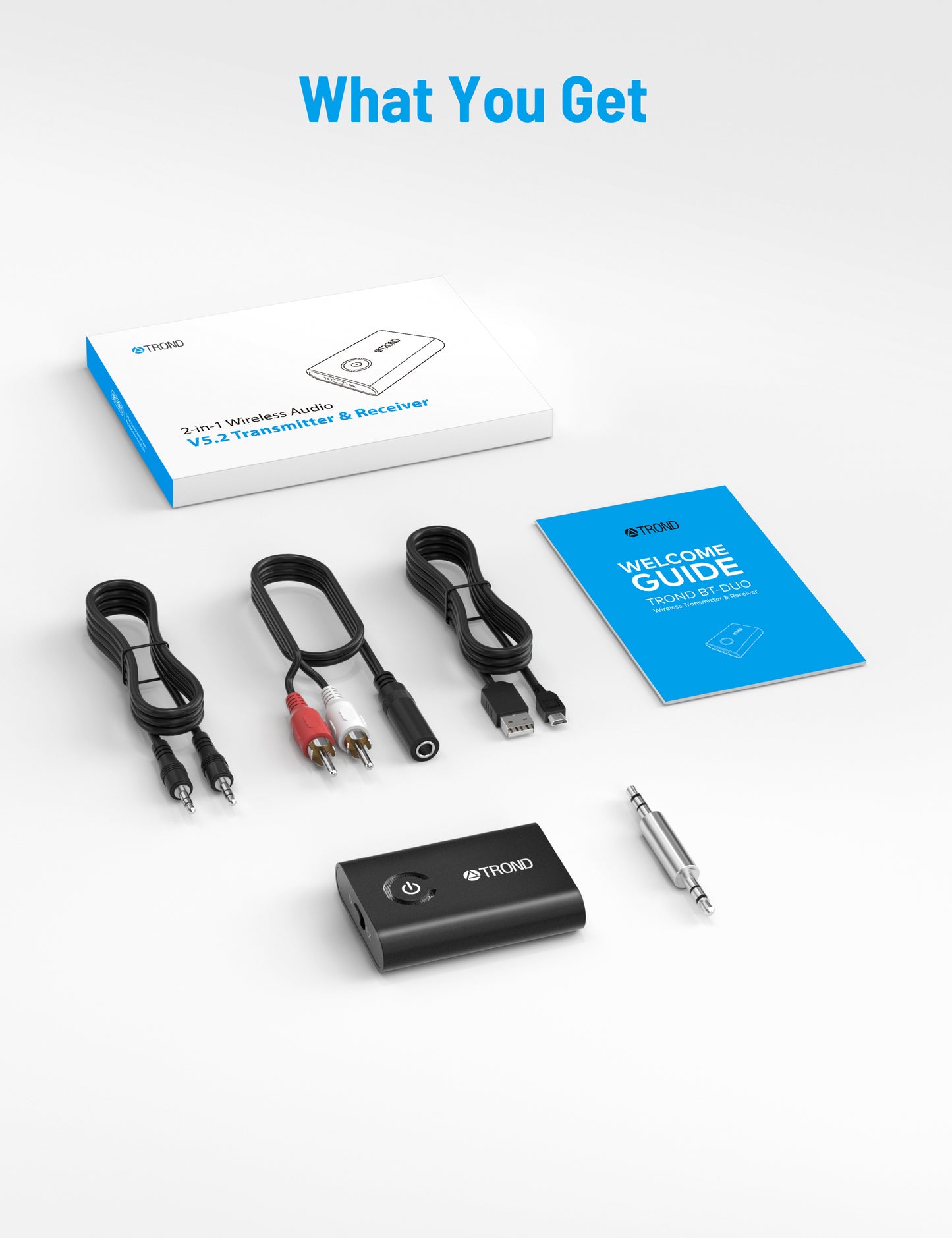 TROND Bluetooth 5.2 Transmitter Receiver