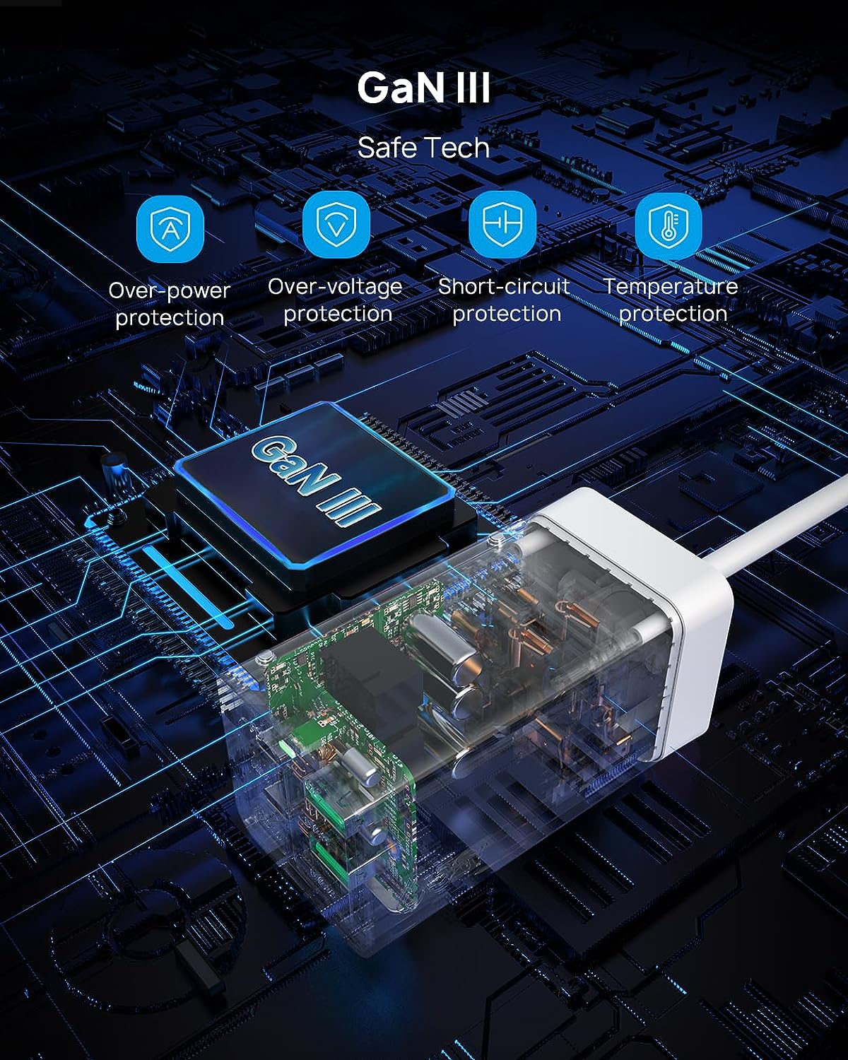 USB C Charger, TROND 65W GaN3 USB C Charging Station