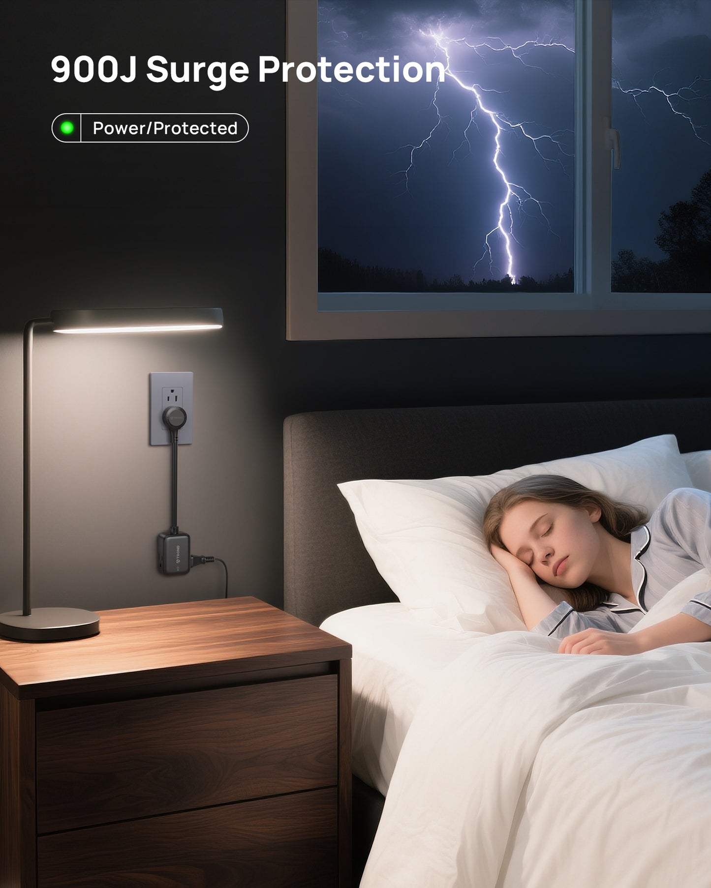 360° Rotating Flat Plug Outlet Extender