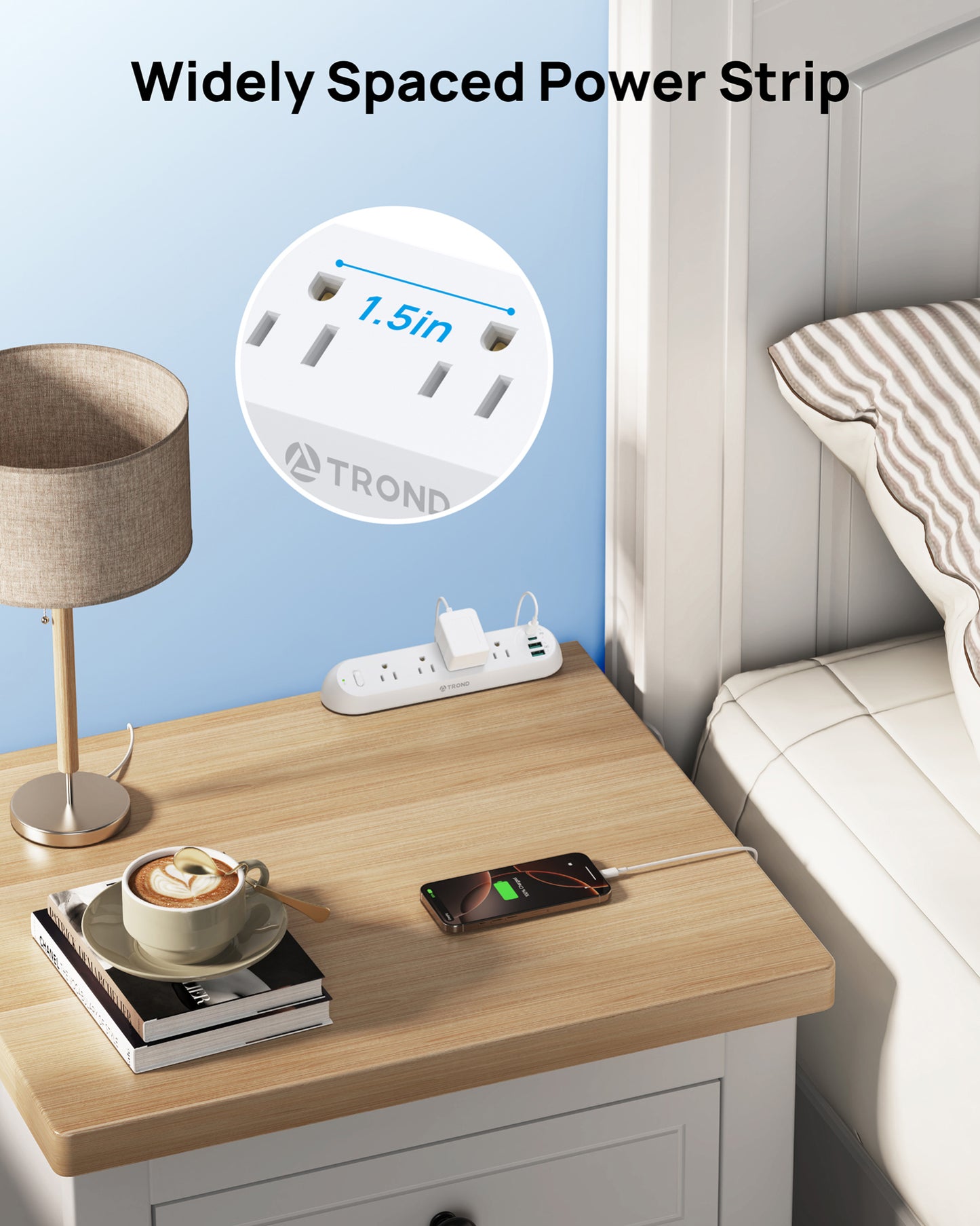 Desk Clamp Power Strip 20W USB C