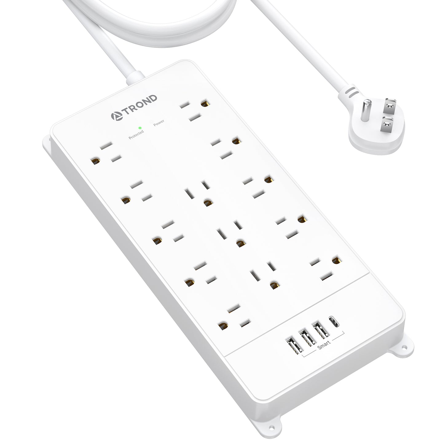 13-Outlet Surge Protector w/ 4 USB Ports, 4000J