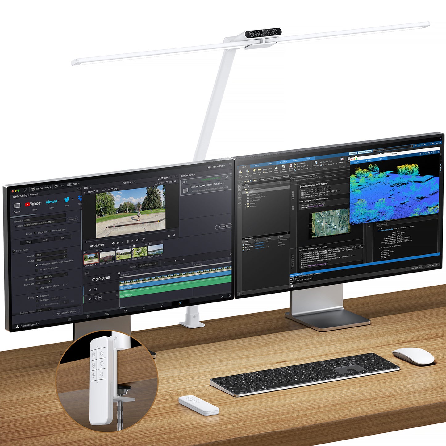LED Desk Lamp with Clamp