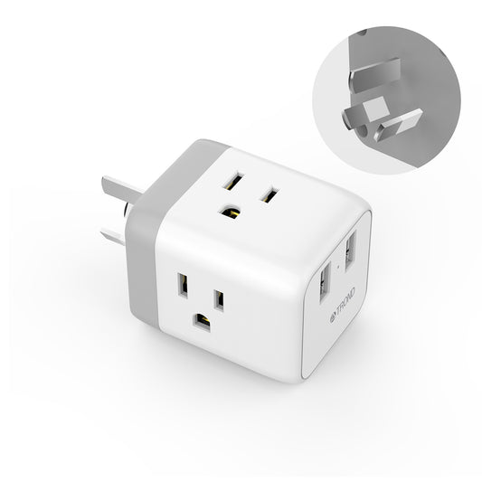 Travel Plug Adapter for US to Australia