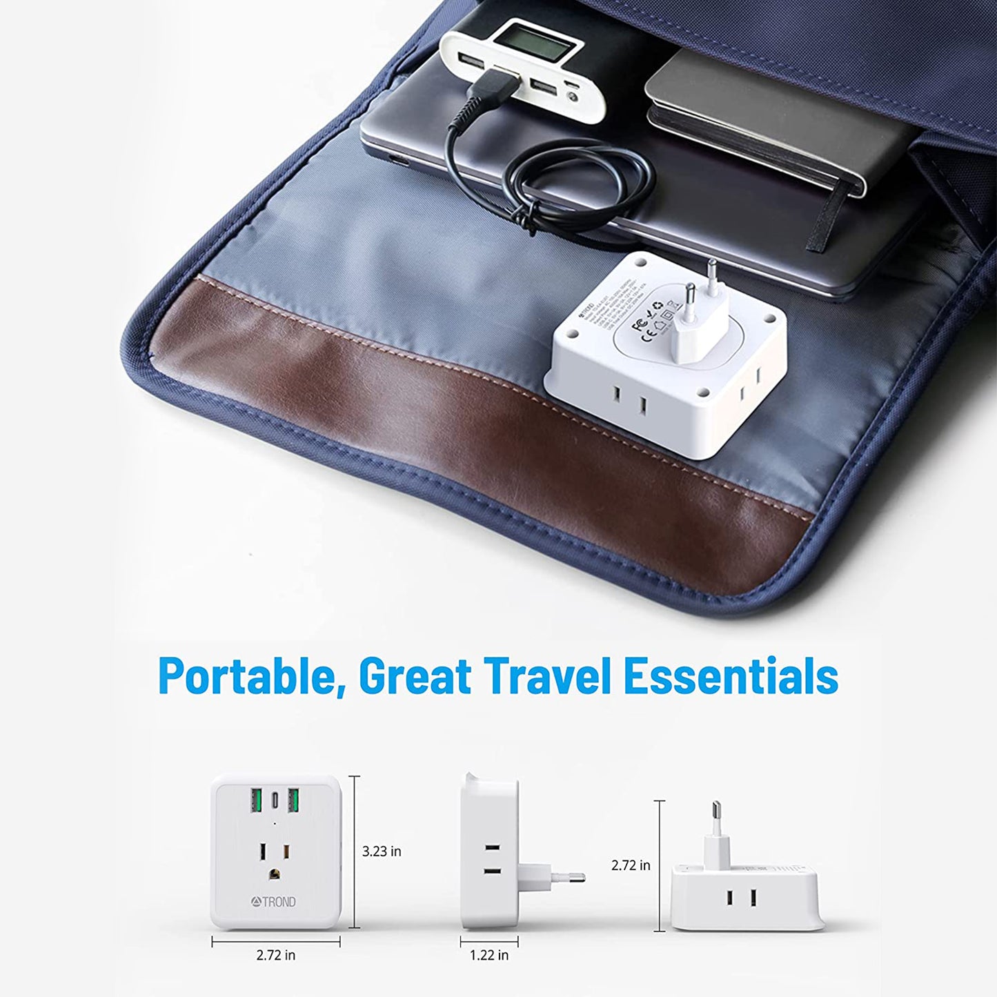 Fast Charging European Travel Plug Adapter