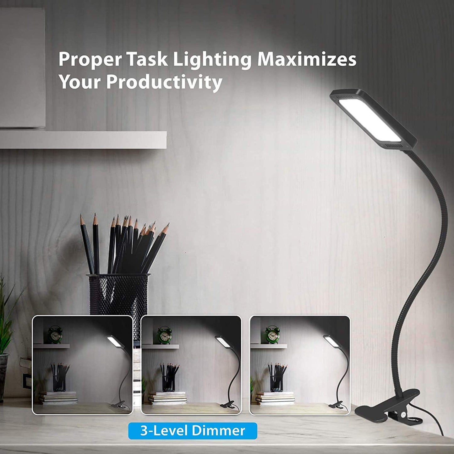 LED Clamp Lamp Natural Daylight