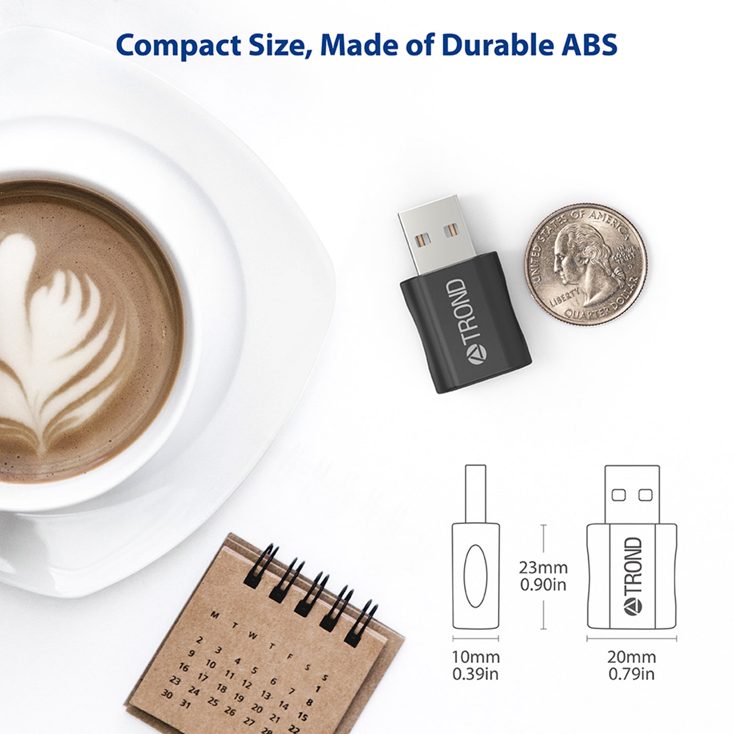 USB Audio Adapter w/ 3.5mm TRRS Jack