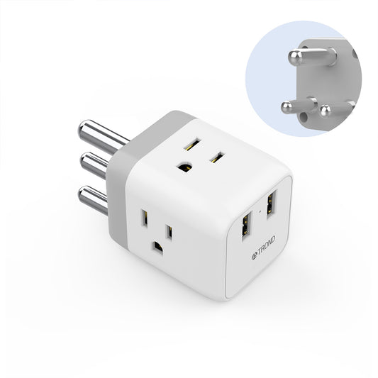 Travel Plug Adapter for US to South Africa