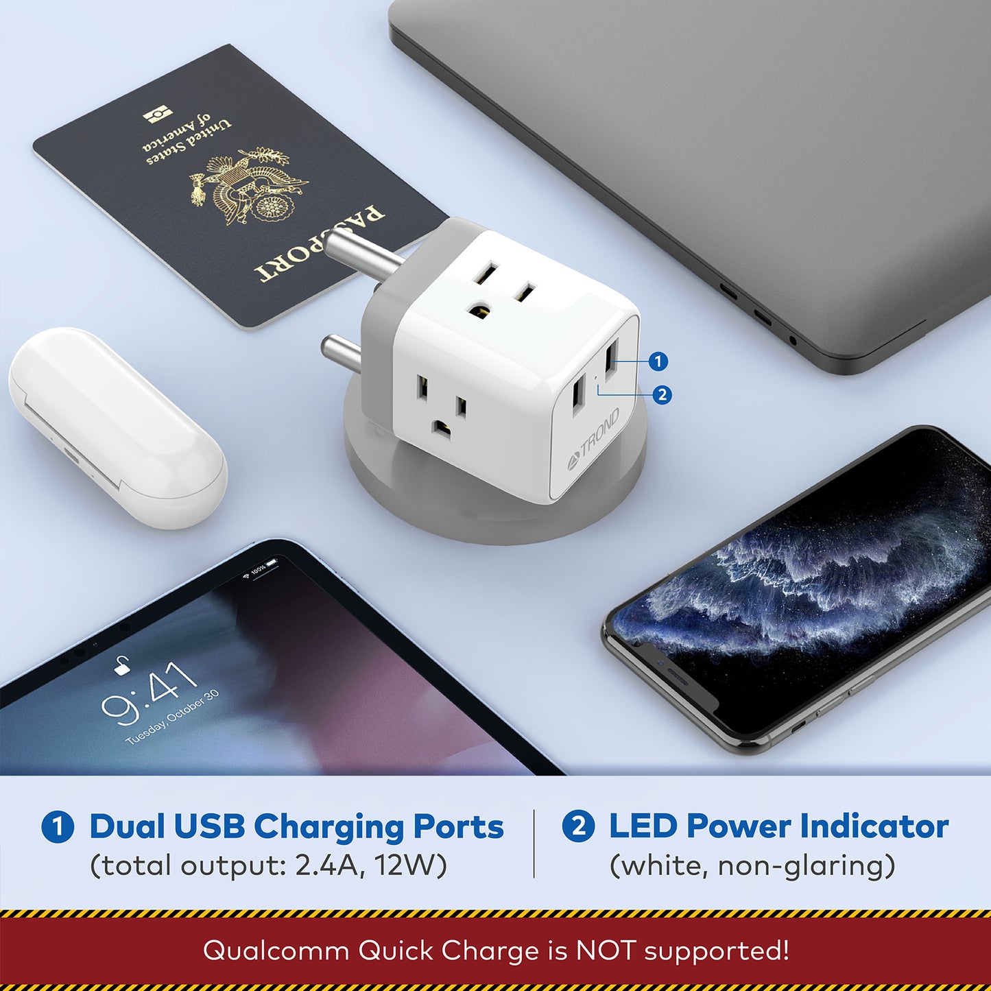 Travel Plug Adapter for US to South Africa