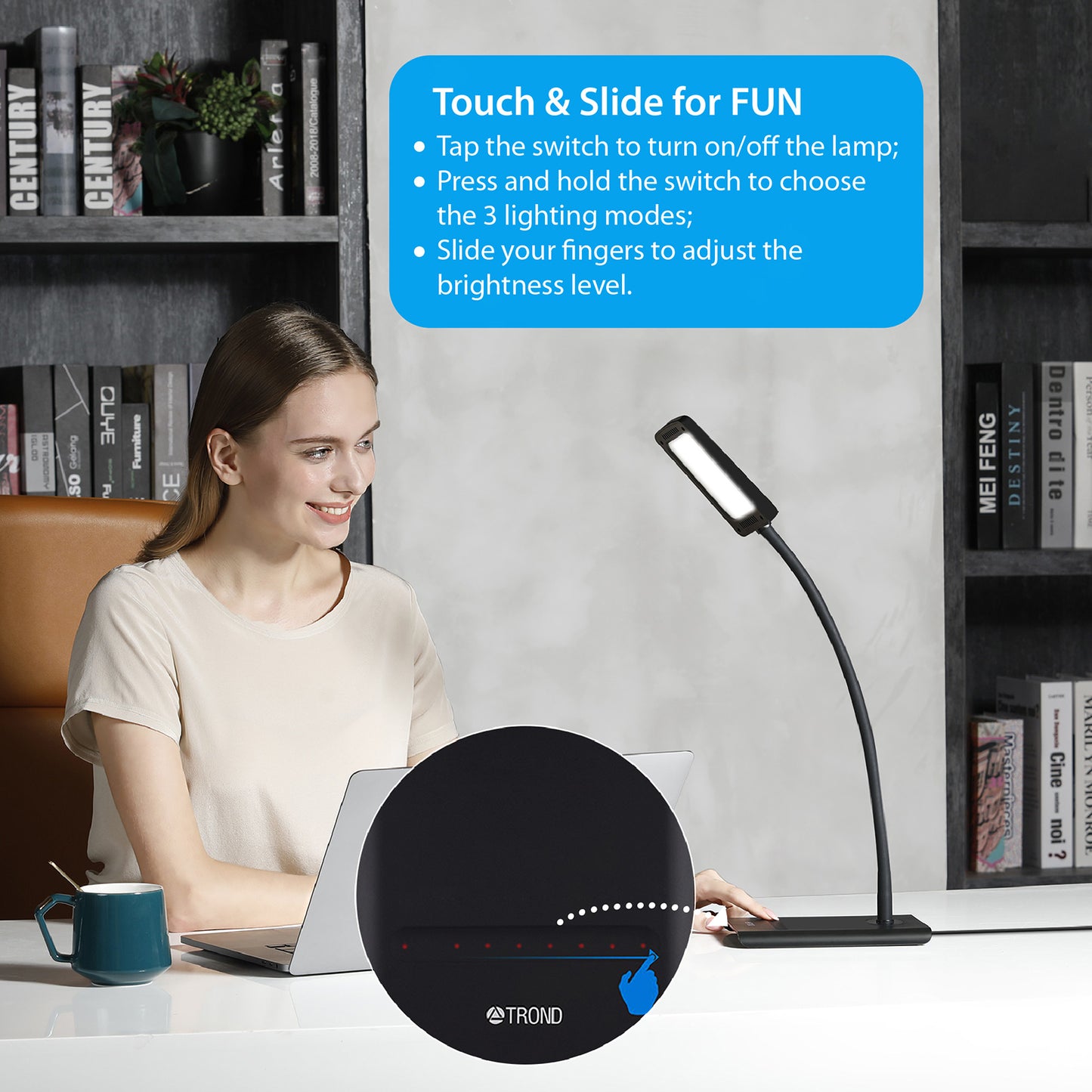 LED Desk Lamp 3 Lighting Modes