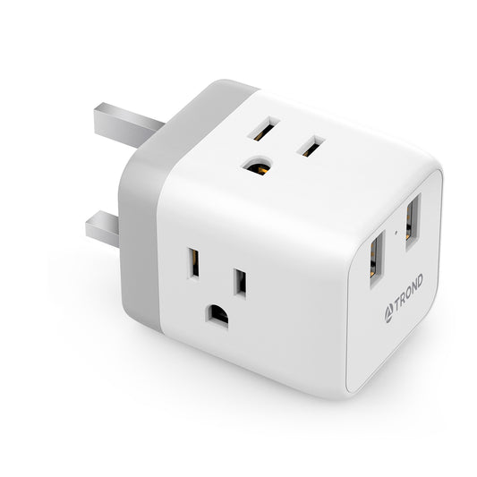 Travel Plug Adapter for US to UK