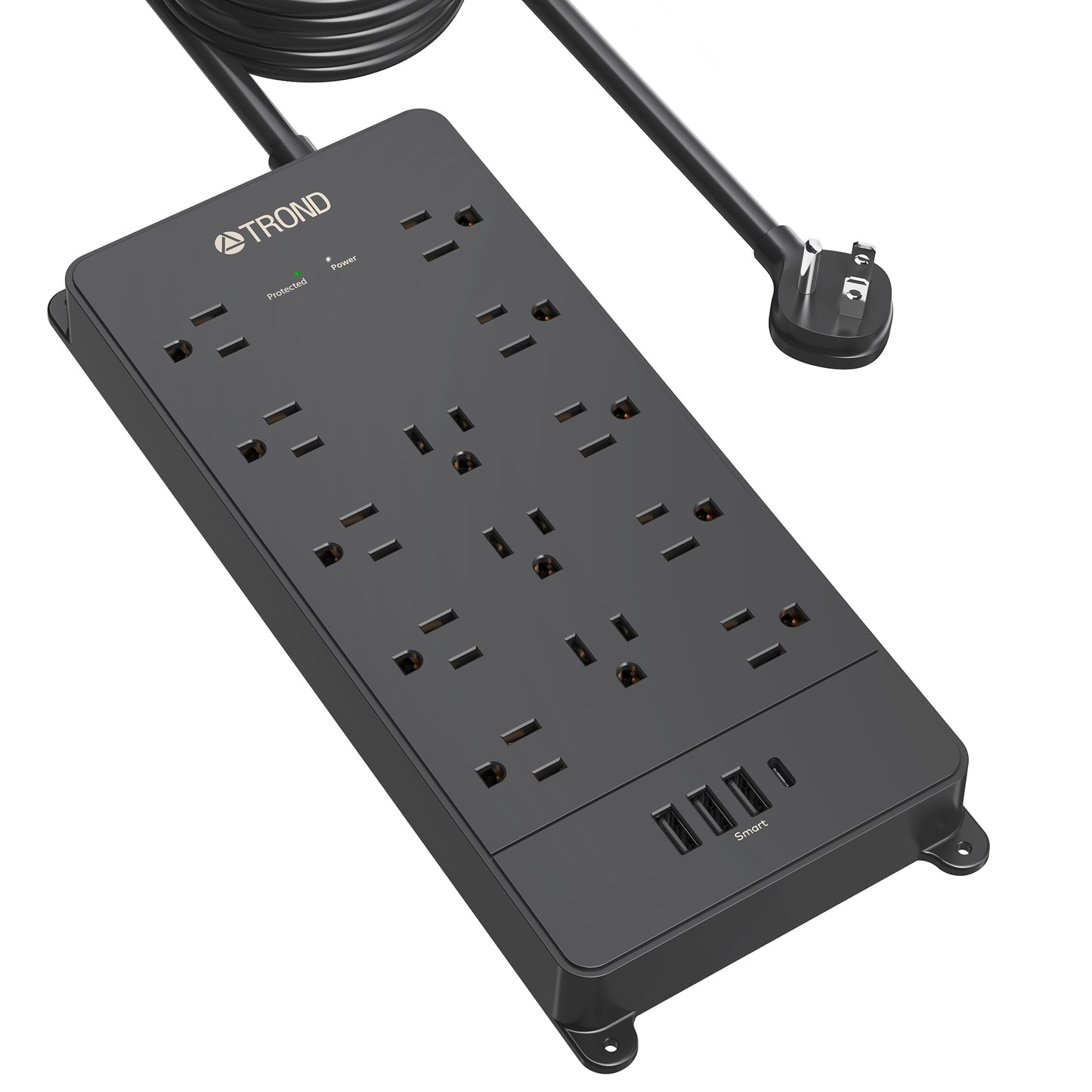 13-Outlet Surge Protector w/ 4 USB Ports, 4000J