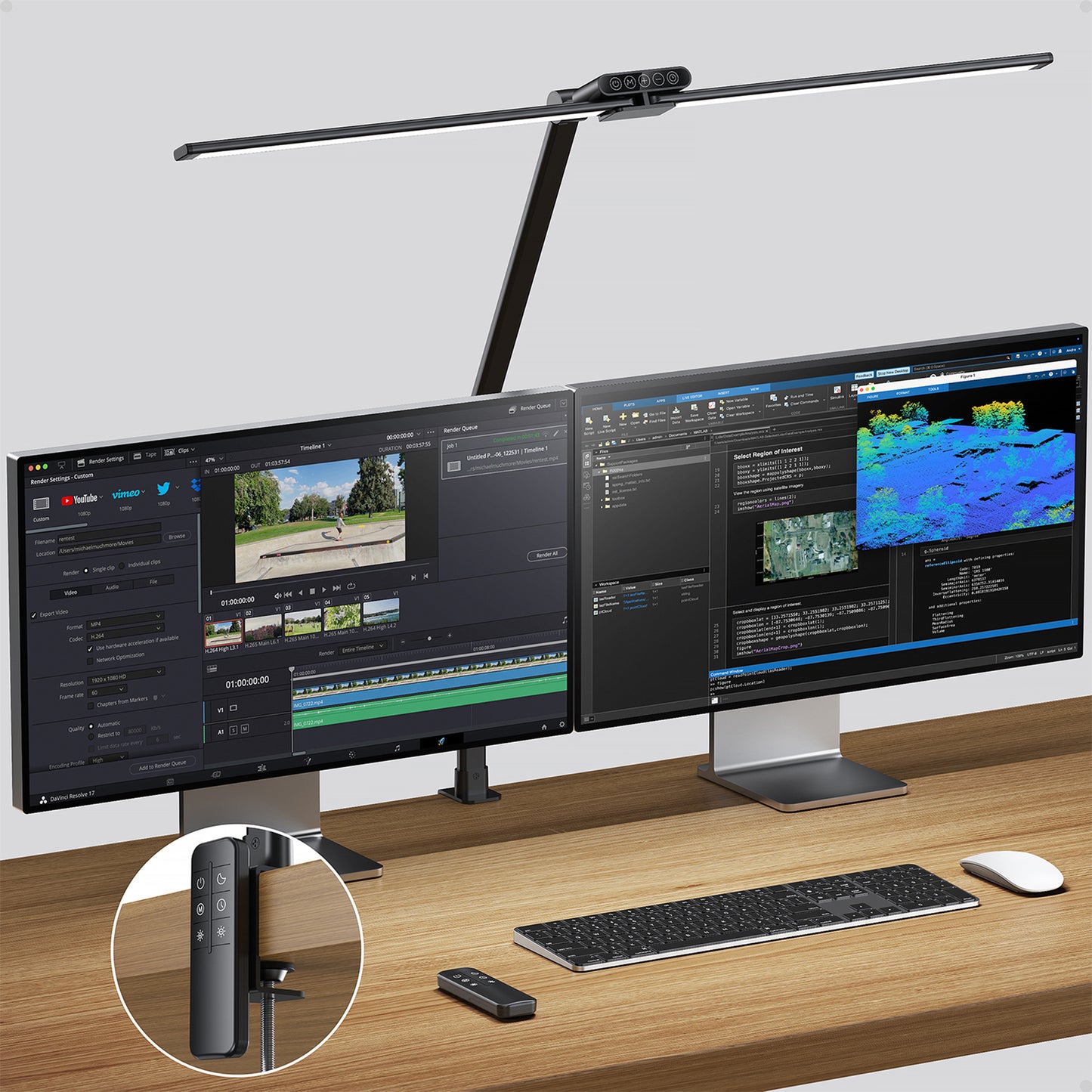 LED Desk Lamp with Clamp
