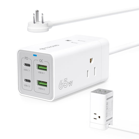 USB C Charger, TROND 65W GaN3 USB C Charging Station