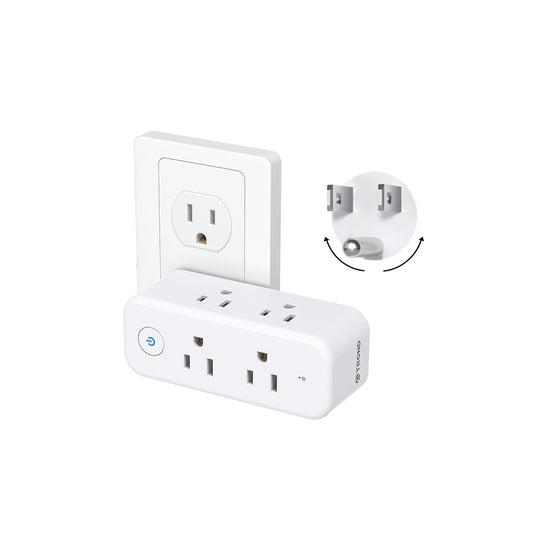 Outlet Extender Surge Protector, 6 AC Outlet Splitter with 360° Rotating Plug