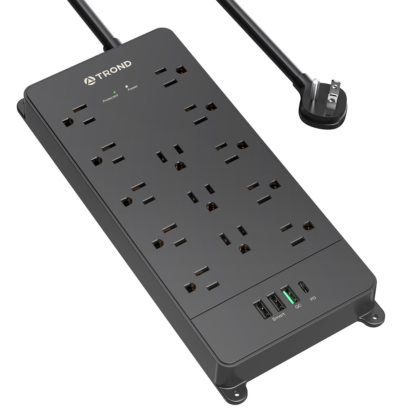 13-Outlet Surge Protector w/ 4 USB Ports, 4000J