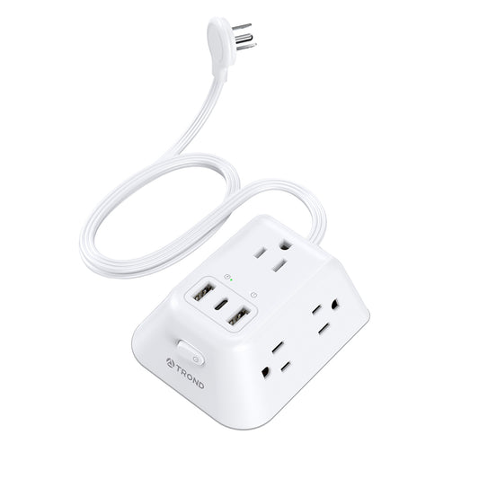 Surge Protector Power Strip - 5 Widely Spaced AC Outlets