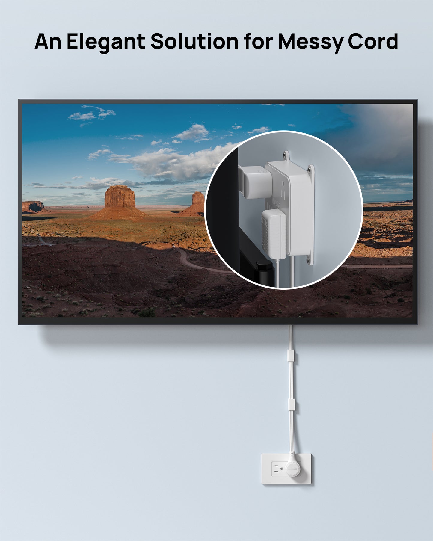 Electrical Outlet Extender with 360° Rotating Plug