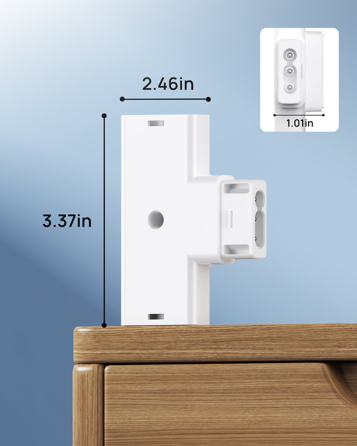 1 Piece 90° Connector to Turn the Direction for TROND Outlet Extender Stick