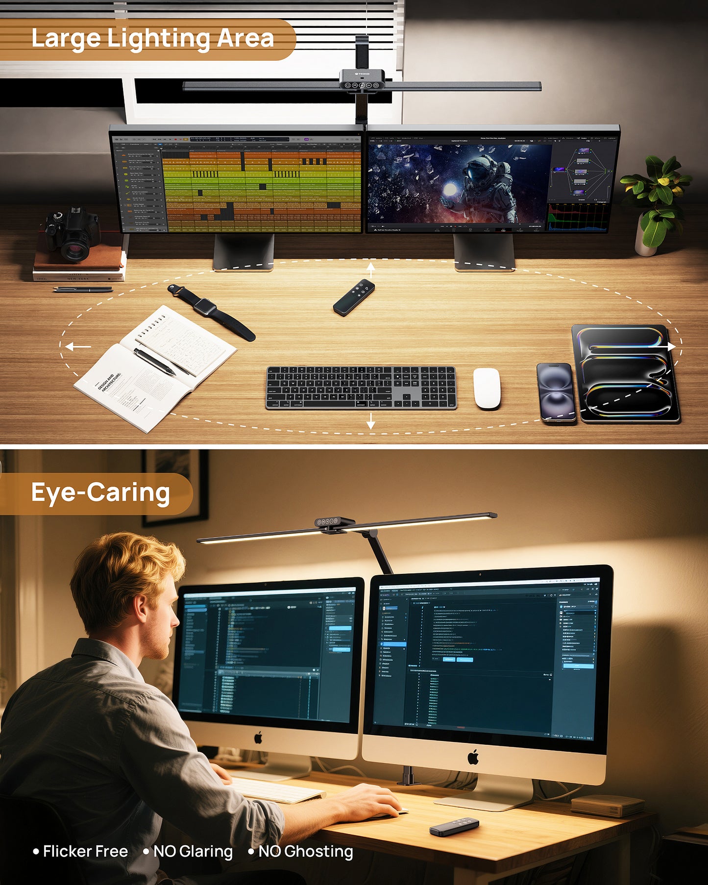 LED Desk Lamp with Clamp
