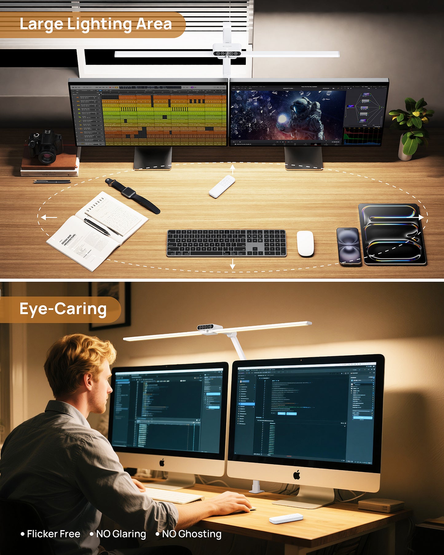 LED Desk Lamp with Clamp