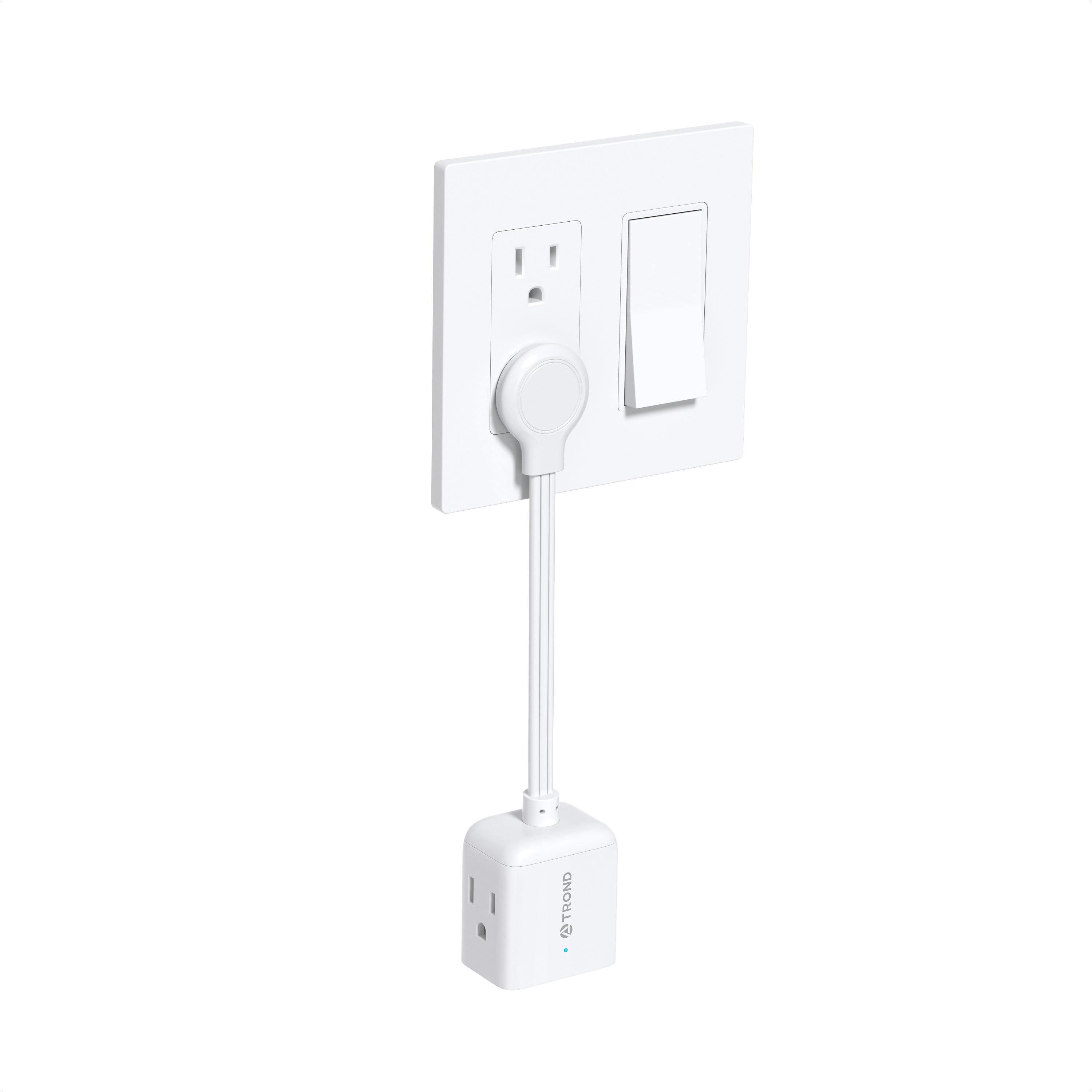 Flat Outlet Extender with 6 Inch Cord - Multi Plug Wall Outlet Splitte ...