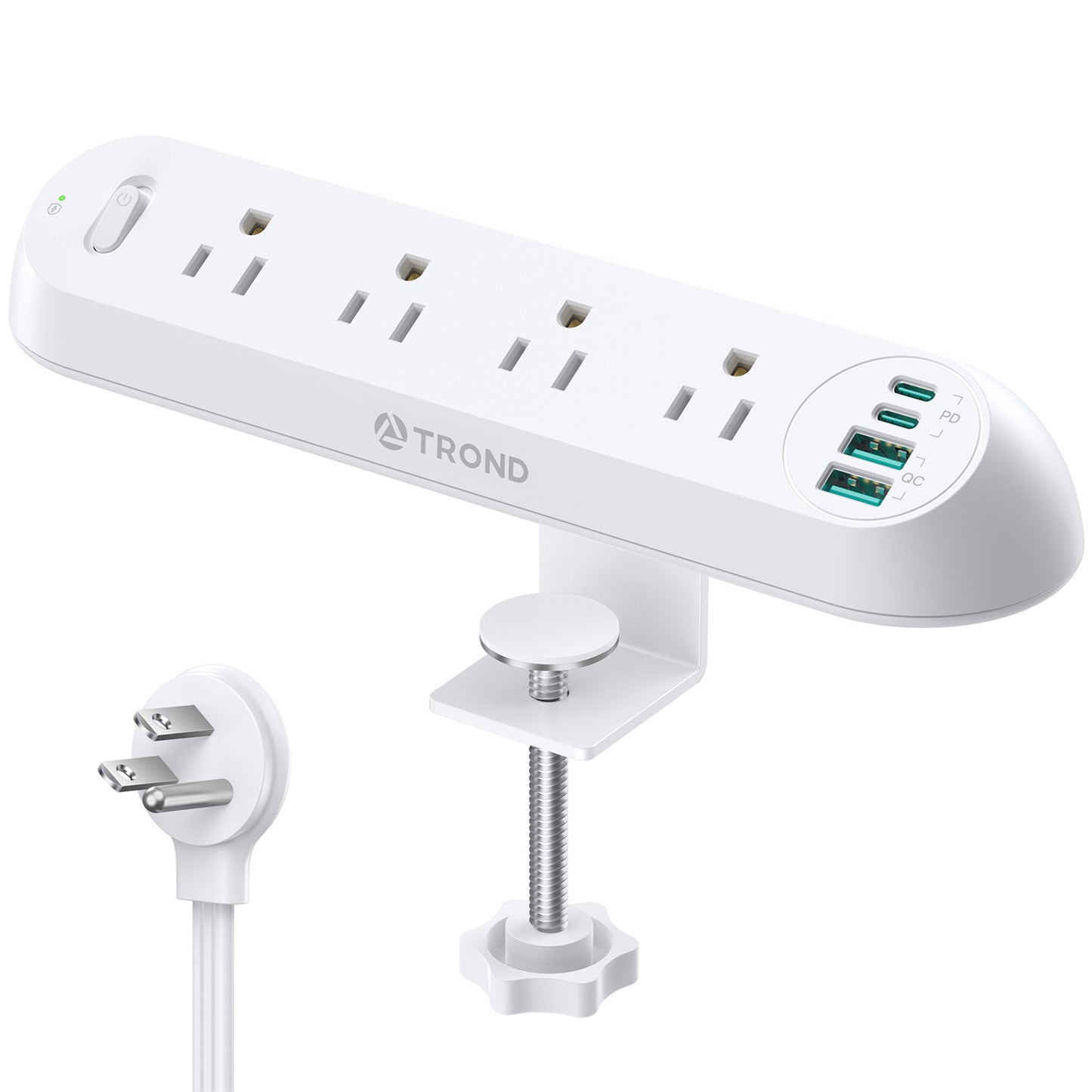 Desk Clamp Power Strip 20W USB C