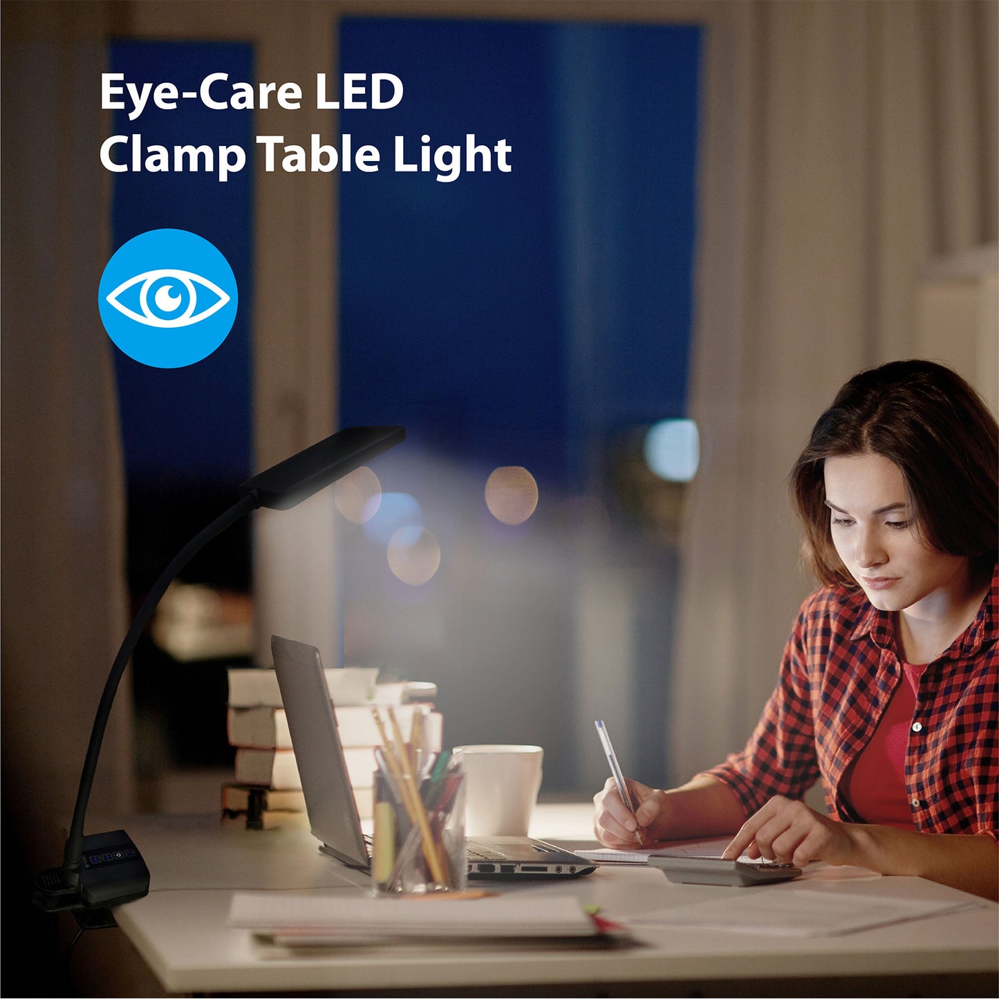 LED Clamp Lamp 5 Lighting Modes