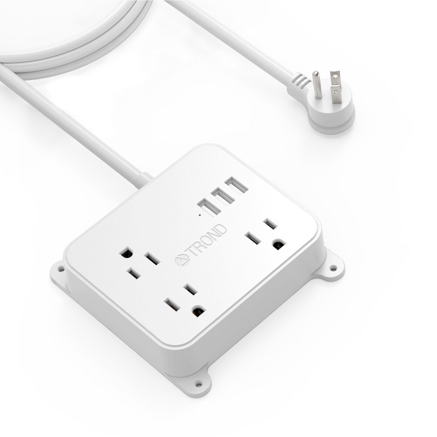3-Outlet Power Strip w/ 3 USB Ports