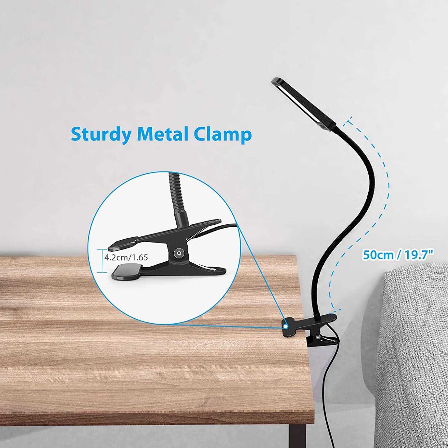 LED Clamp Lamp Natural Daylight