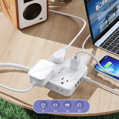 Lot Wall Mountable USB Surge Protector Power Strip with USB Lot Wall Mountable USB Surge Protector Power Strip with USB