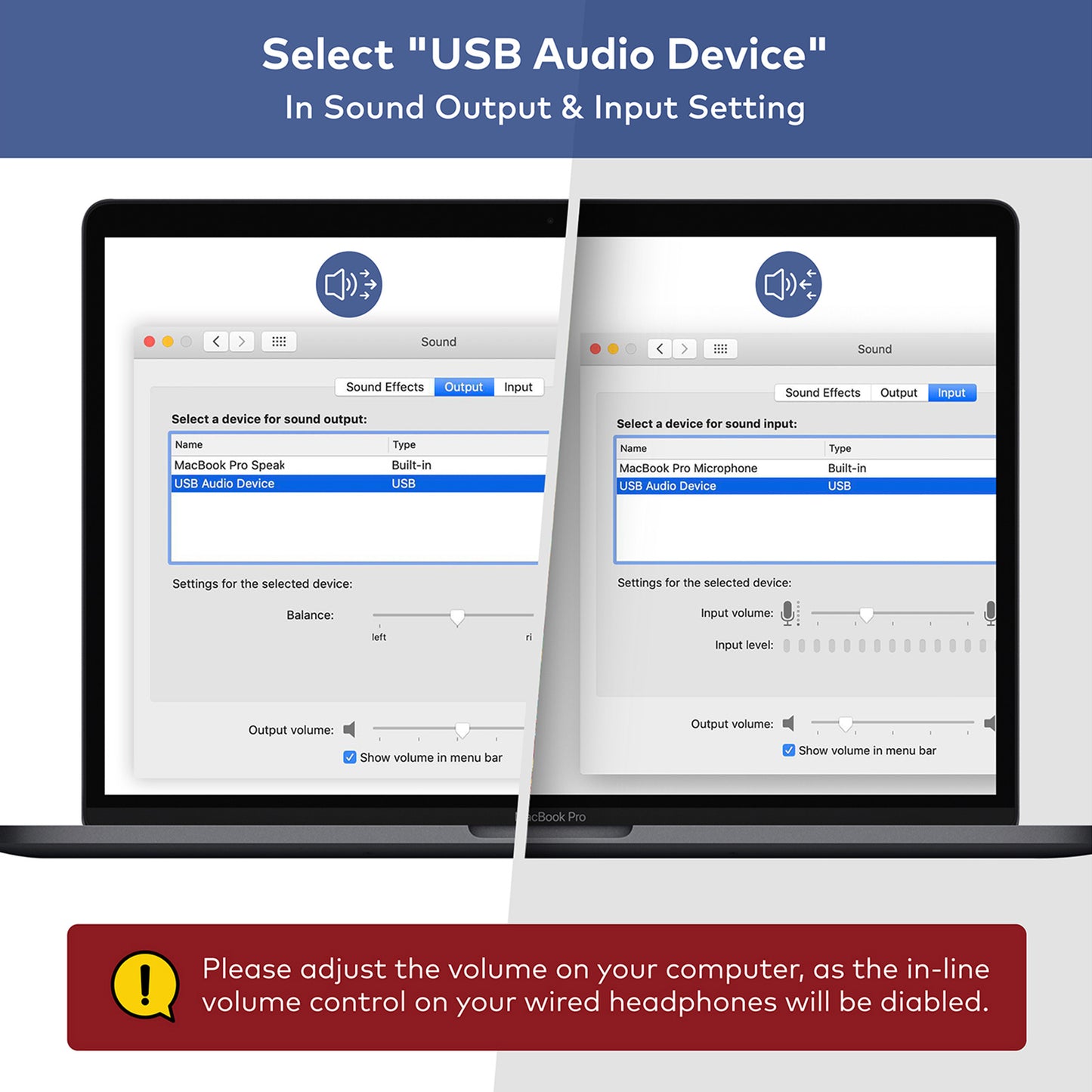 USB Audio Adapter w/ 3.5mm TRS & TRRS Jacks